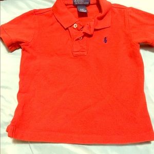 Boys 2T Ralph Lauren Polo Orange
